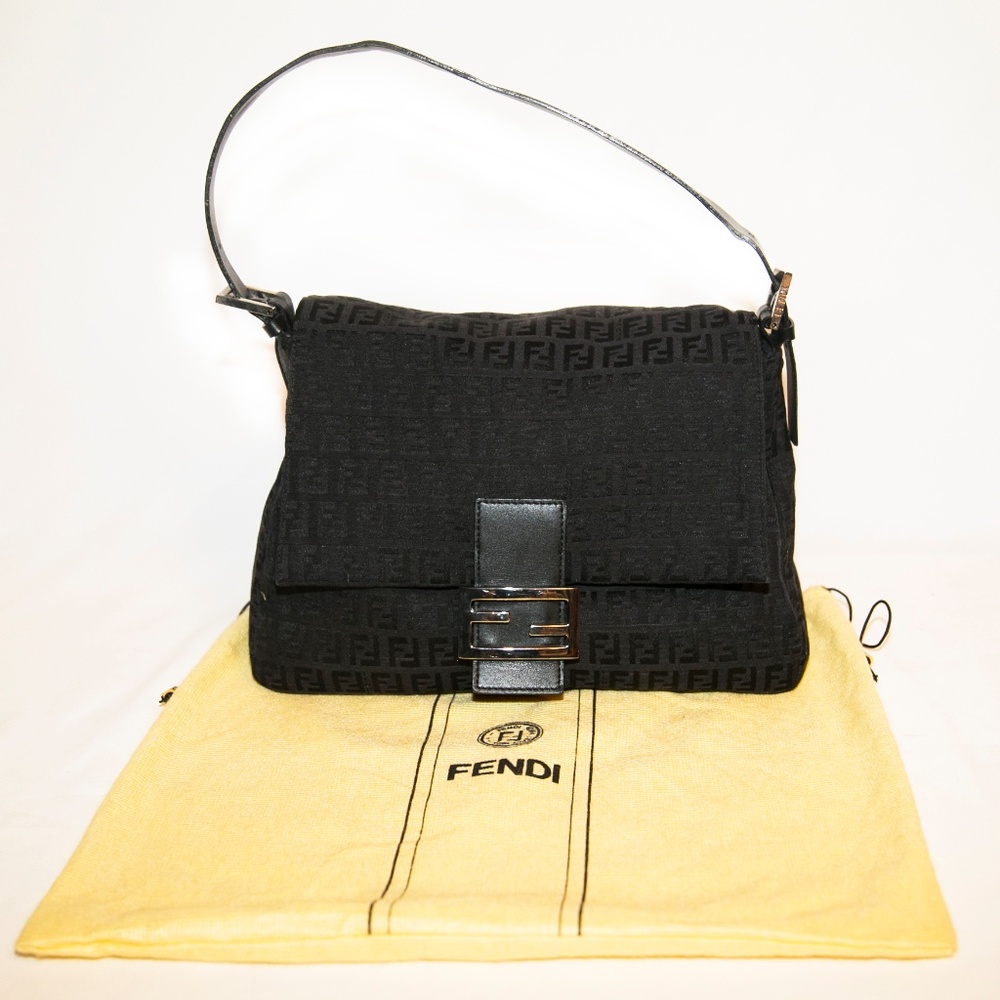 FENDI Zucchino Handbag w/ COA